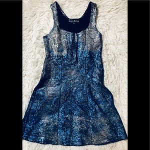 Betsey Johnson Mini Sparkly Dress (Mermaid Vibes) Size Petite EUC